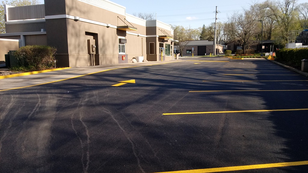 groundUP s.s.i. line striping, lot maintenance, sign installation