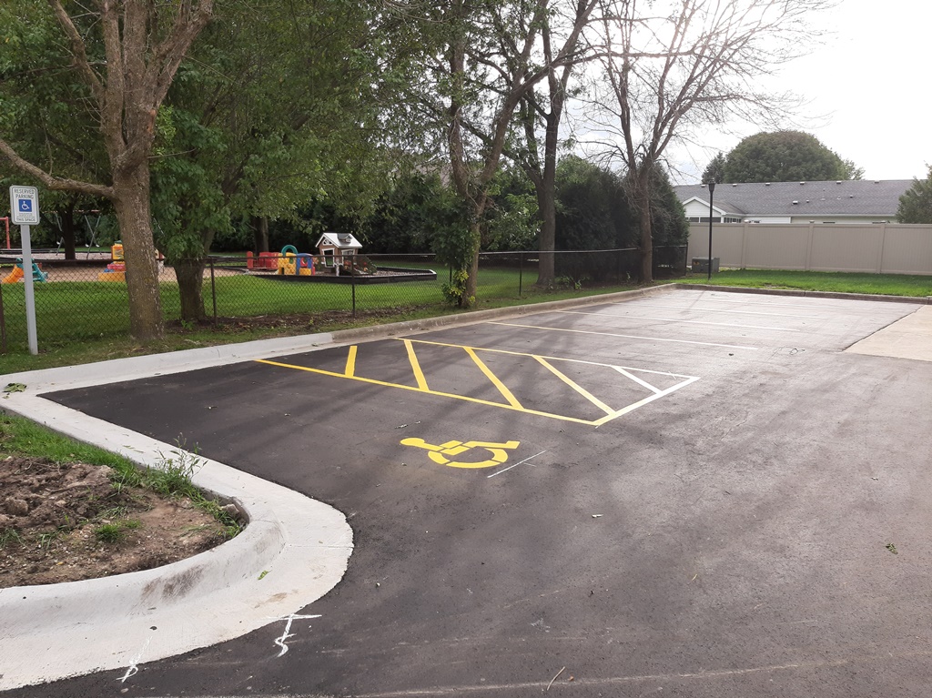 groundUP s.s.i. line striping, lot maintenance, sign installation