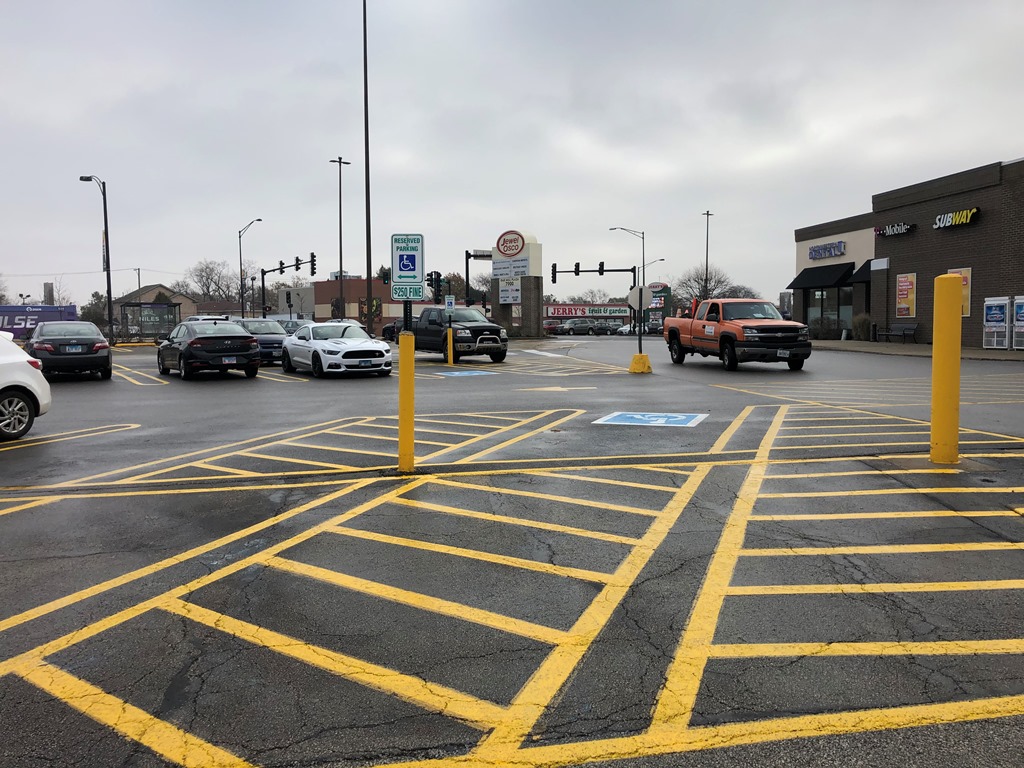 groundUP s.s.i. line striping, lot maintenance, sign installation