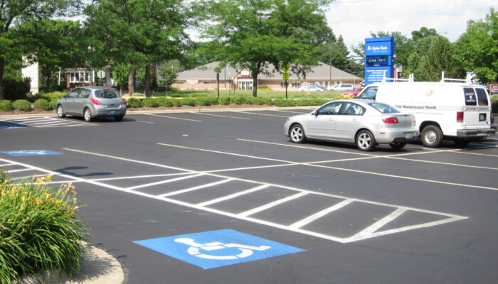 groundUP s.s.i. line striping, lot maintenance, sign installation