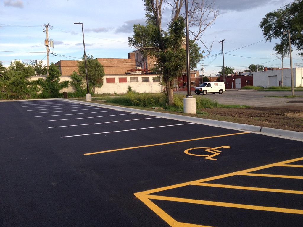 groundUP s.s.i. line striping, lot maintenance, sign installation