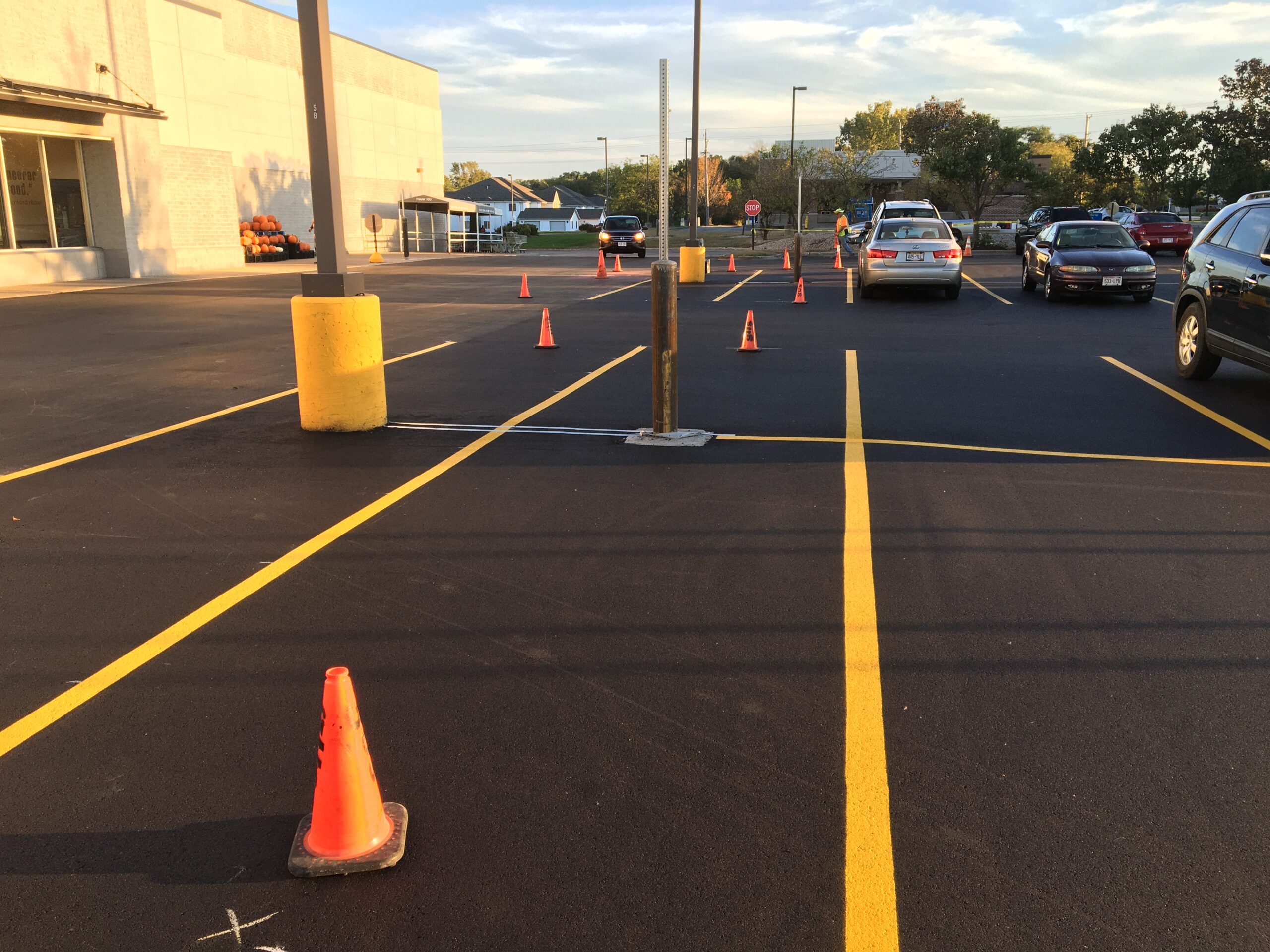 groundUP s.s.i. line striping, lot maintenance, sign installation