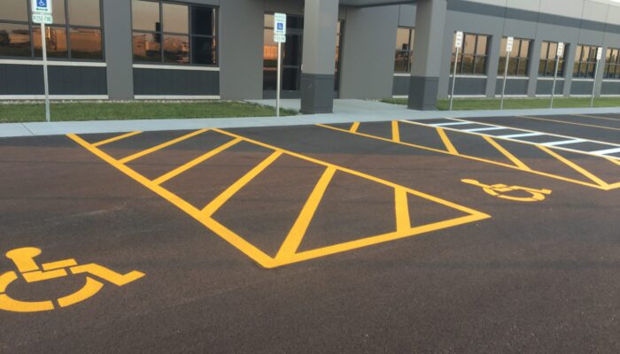 groundUP s.s.i. line striping, lot maintenance, sign installation