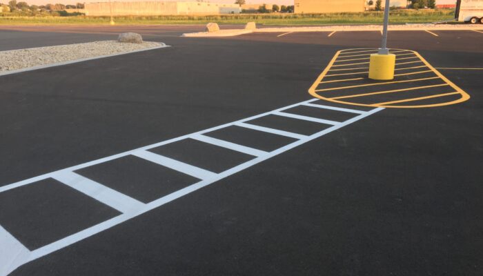 groundUP s.s.i. line striping, lot maintenance, sign installation