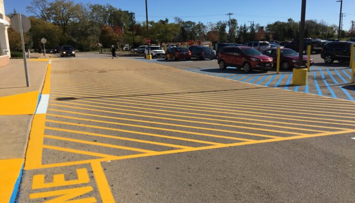 groundUP s.s.i. line striping, lot maintenance, sign installation